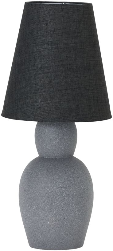 Bordlampe House Doctor Orga   Grå Cement Og Hør ø27   H67 Cm