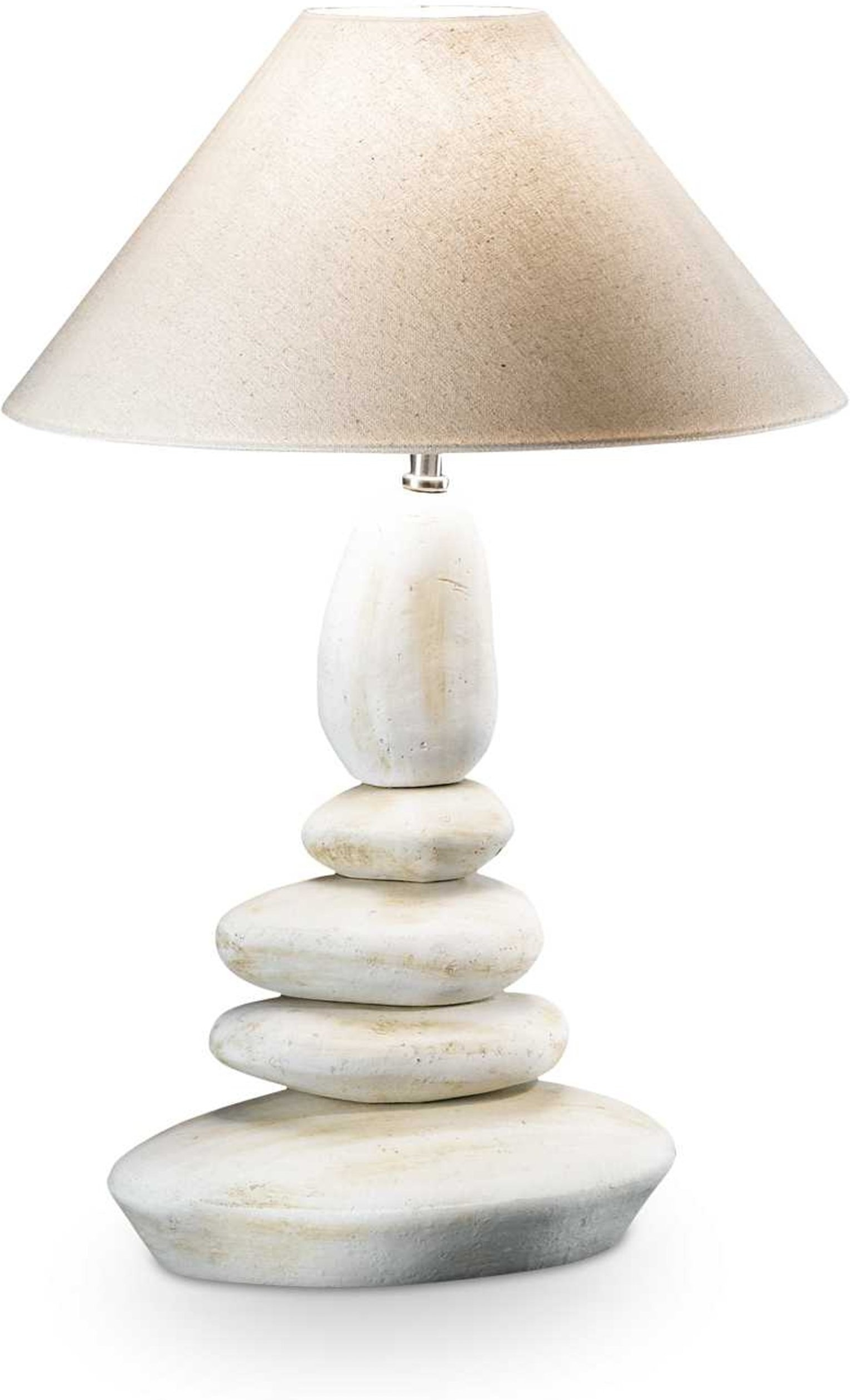 Elegant Bordlampe Dolomiti fra Ideal Lux - Stenfarvet Design