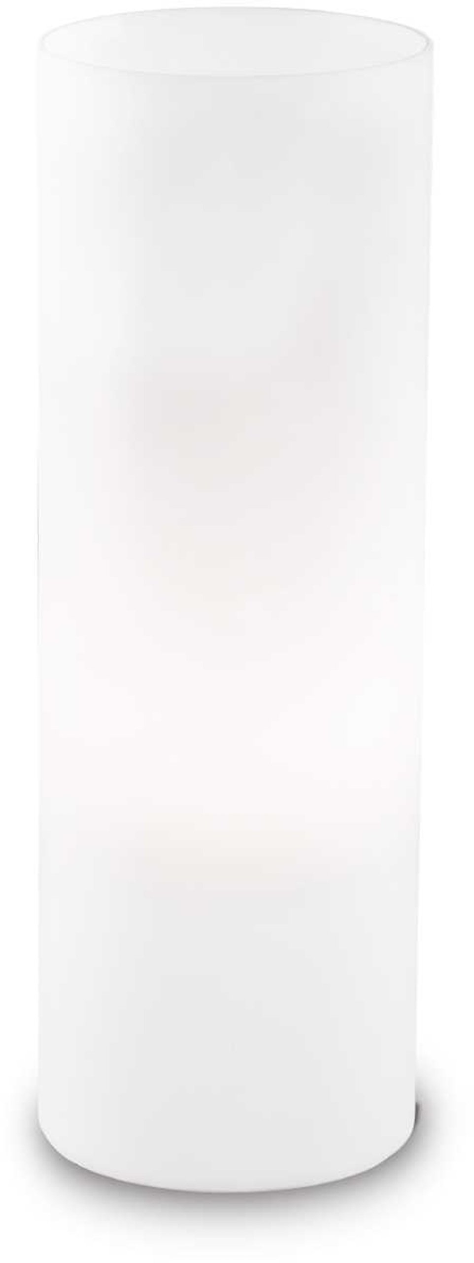 Elegant bordlampe i hvidt glas - Ideal Lux Edo model