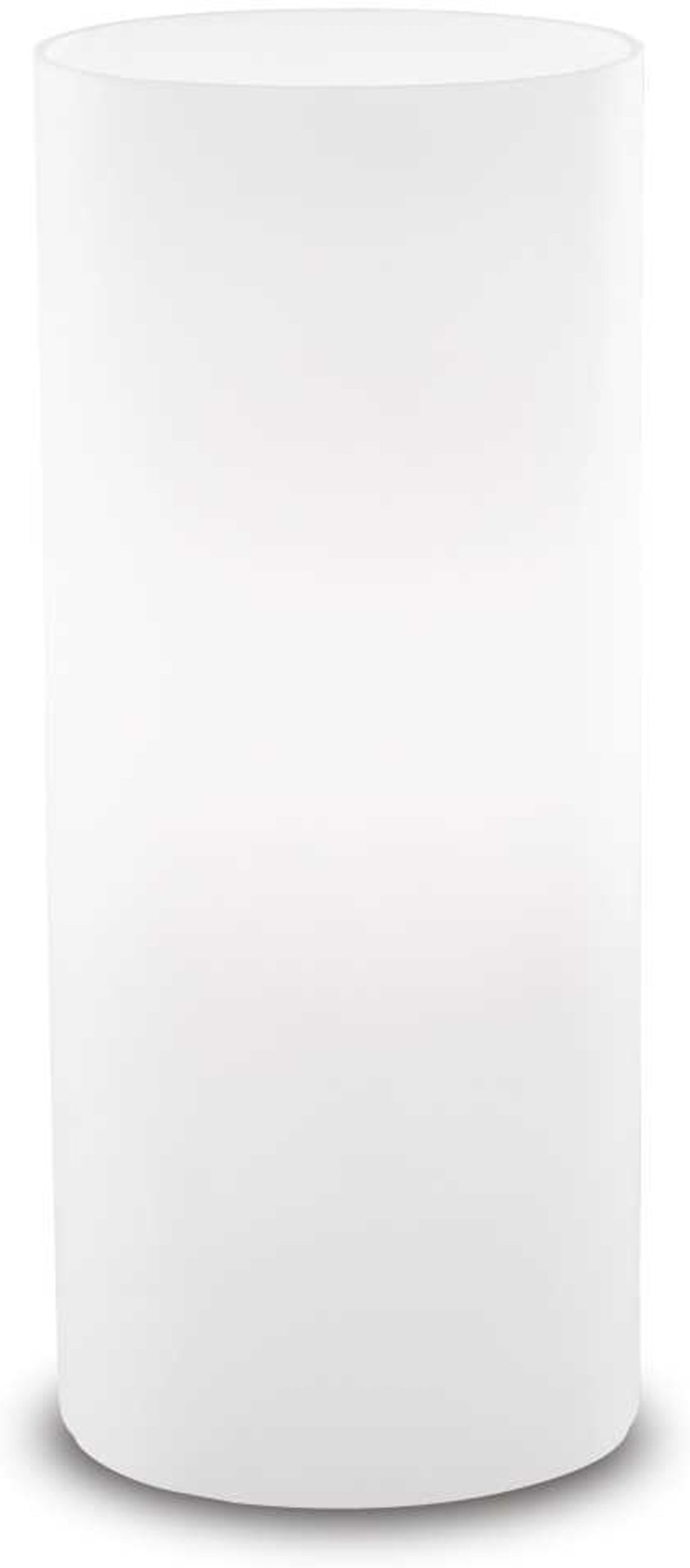 Elegant bordlampe i hvidt glas fra Ideal Lux