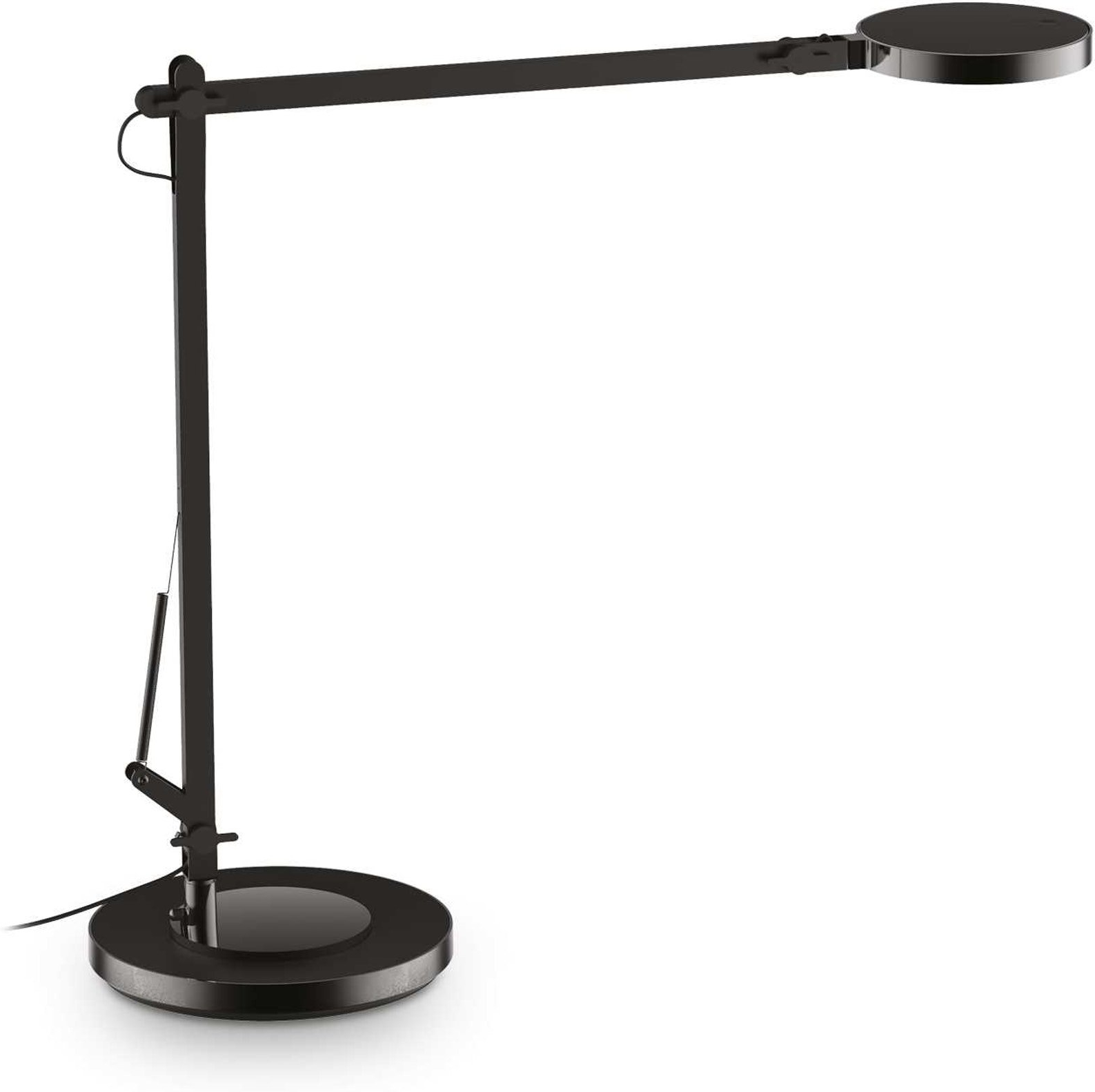 Justerbar Sort Bordlampe fra Ideal Lux Futura - Elegant Design