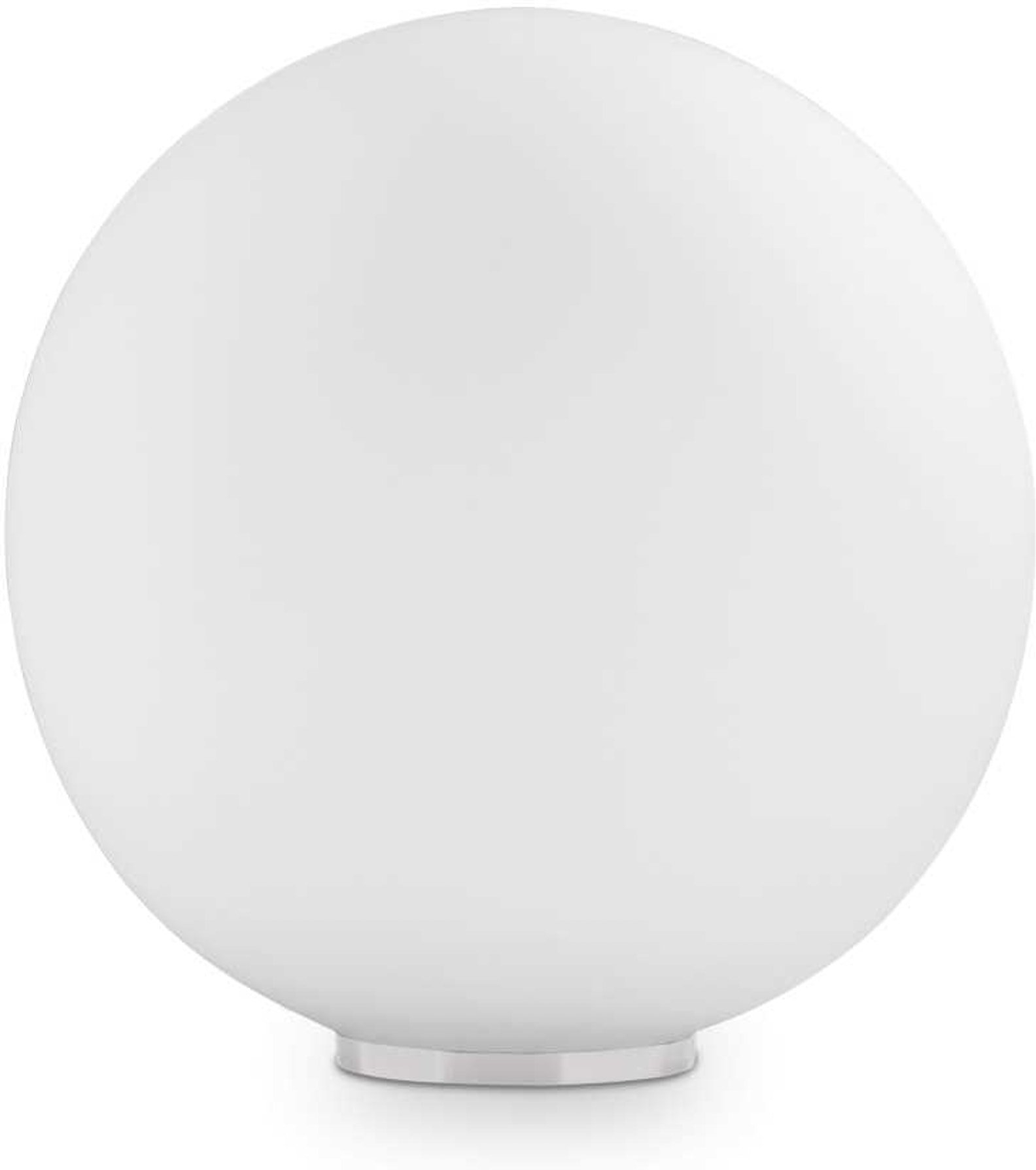 Bordlampe Ideal Lux Mapa Bianco Hvidt Glas ø20ã H21 Cm