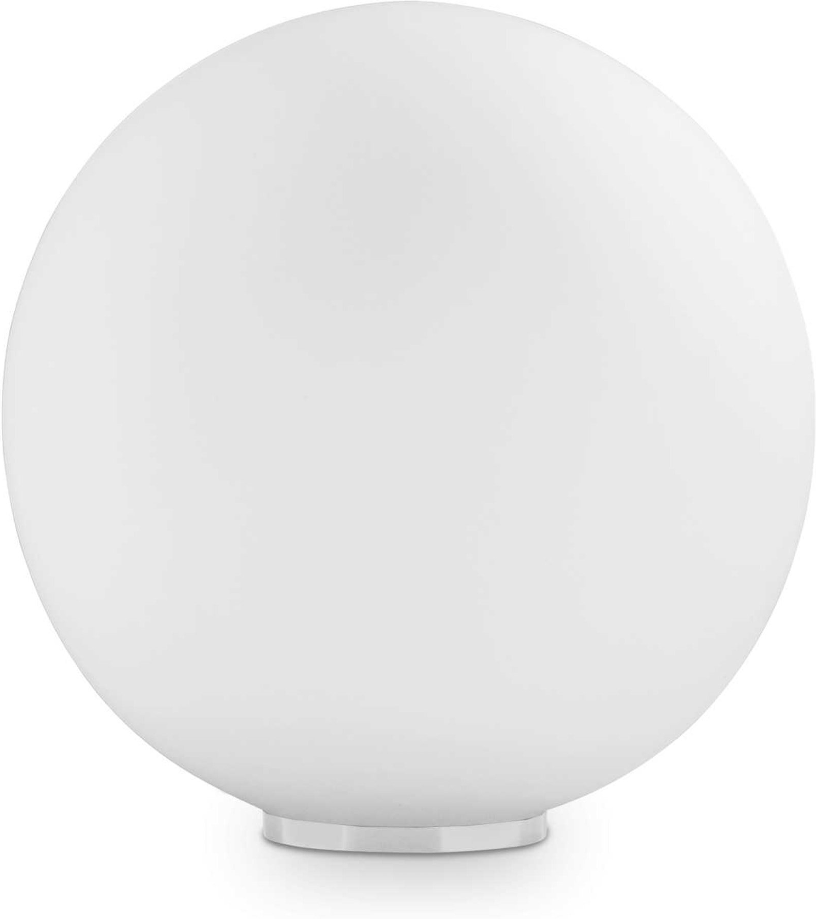 Bordlampe Ideal Lux Mapa Bianco ø40   H42 Cm Hvid Glas E27-fadning
