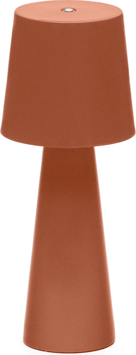 Bordlampe Kave Home Arenys Terracotta Led   Metal Med Justerbar Lysstyrke Bærbar Ip54
