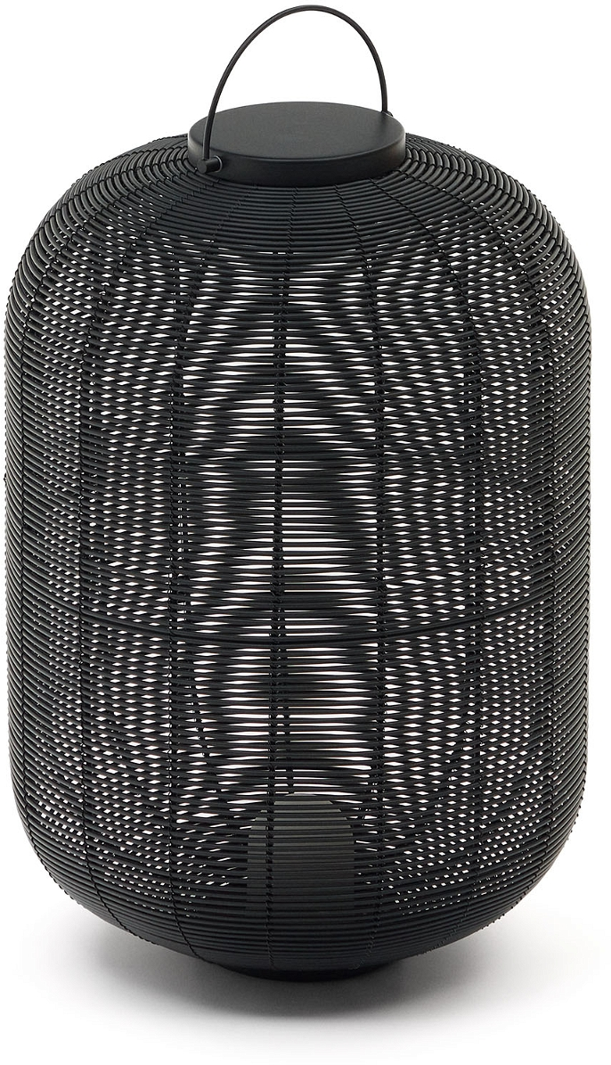 Genopladelig bordlampe Saranella fra Kave Home - Sort USB