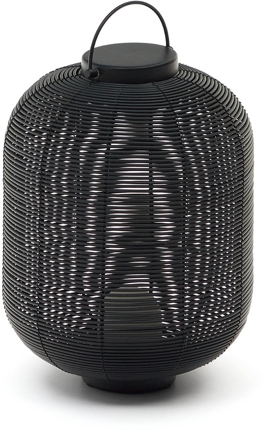 Elegant Sort Bordlampe fra Kave Home med Justerbar Belysning