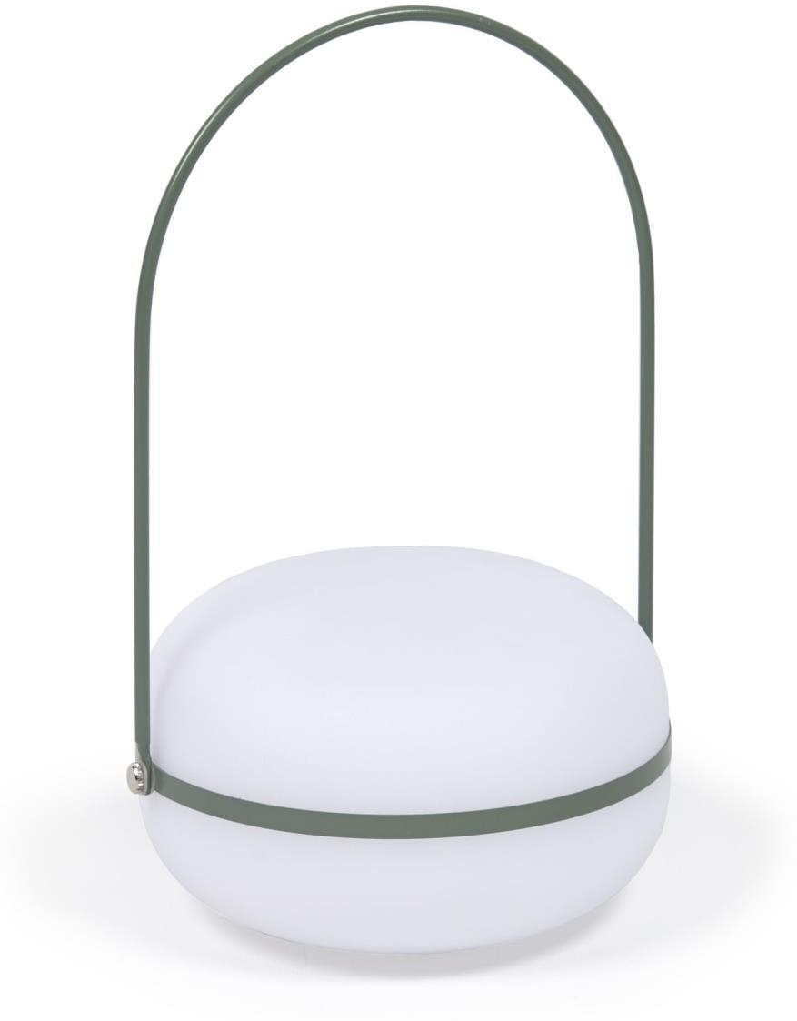 Dimbar Grøn Bordlampe Kave Home Tea med USB-Opladning