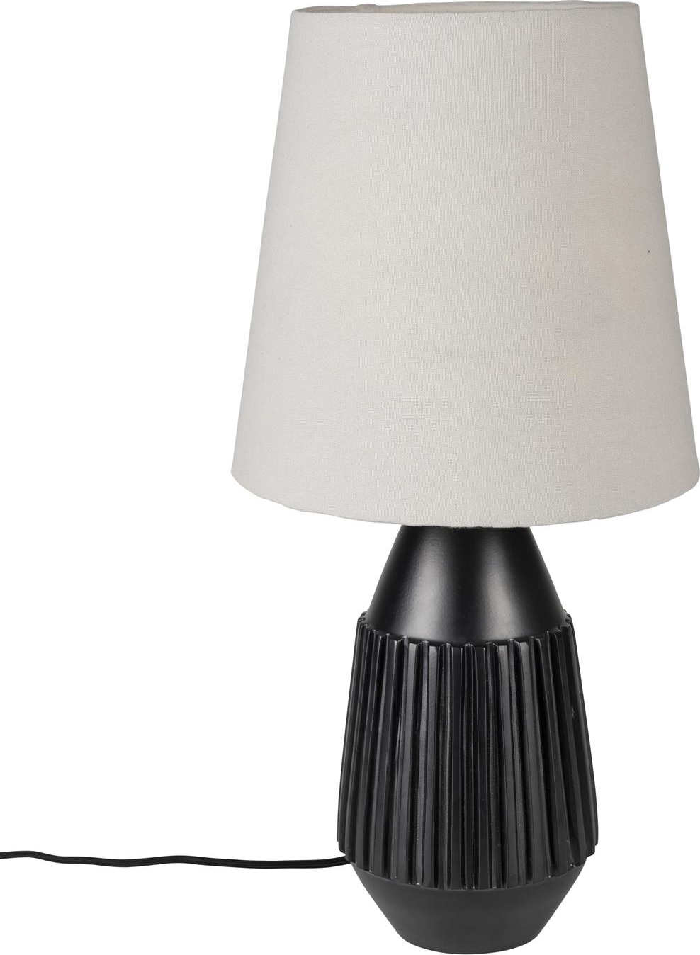 Bordlampe Studio White Aysa   Aluminium  Sølv ø25   H52 Cm