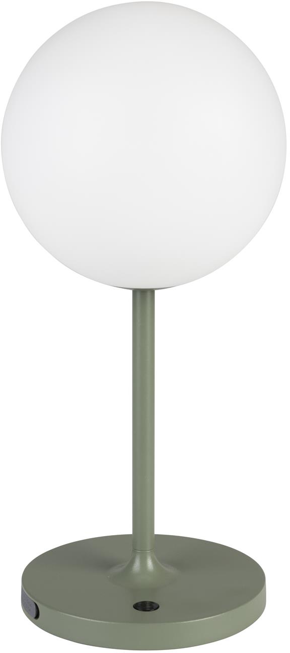 Bordlampe Studio White Hub ø15ã 33 Cm Mørkegrå Polypropylenplast   Jern Batteridrevet Med Dæmper Ip44