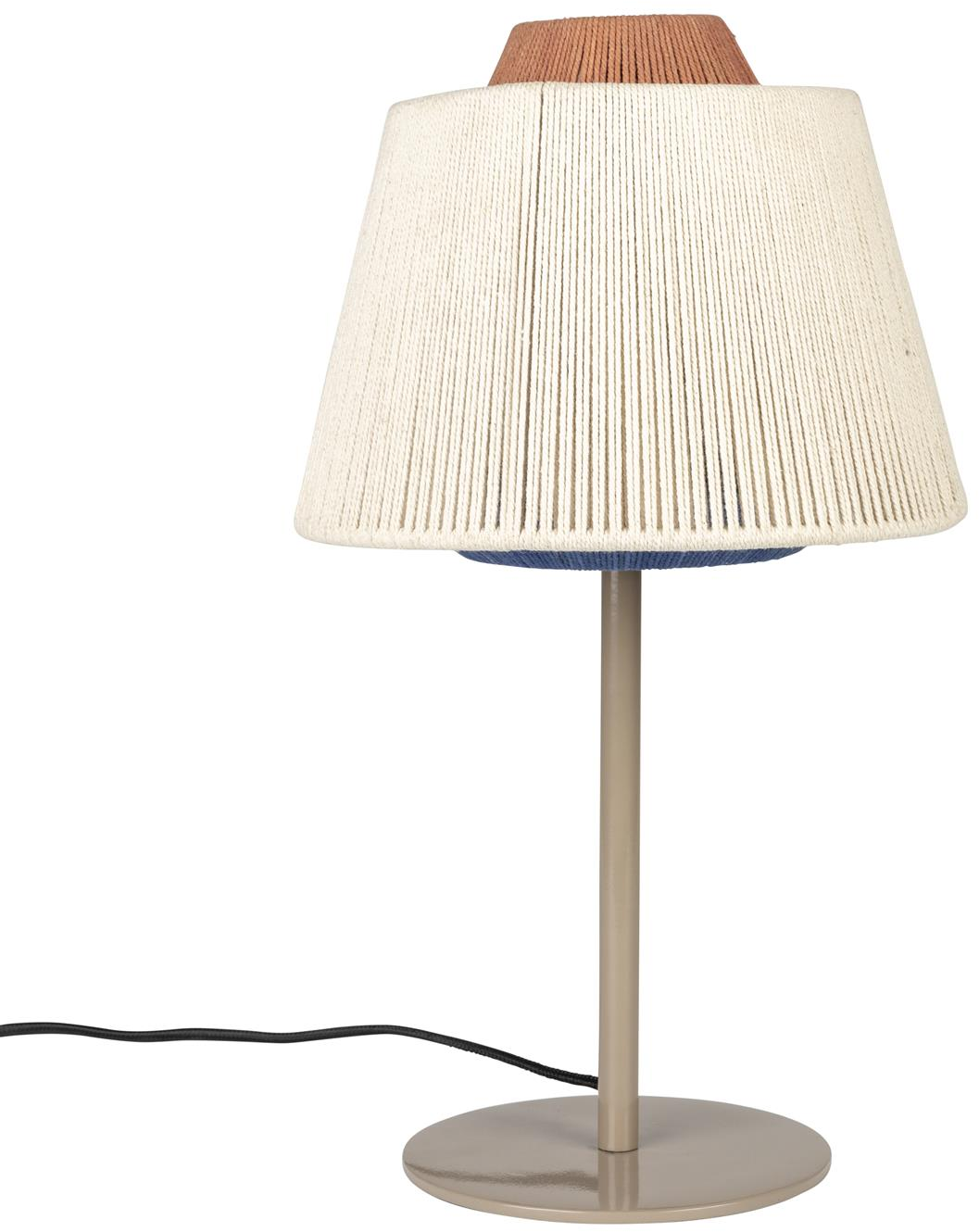 Bordlampe Studio White Yumi Perlemor Polyester ø26   H45 Cm