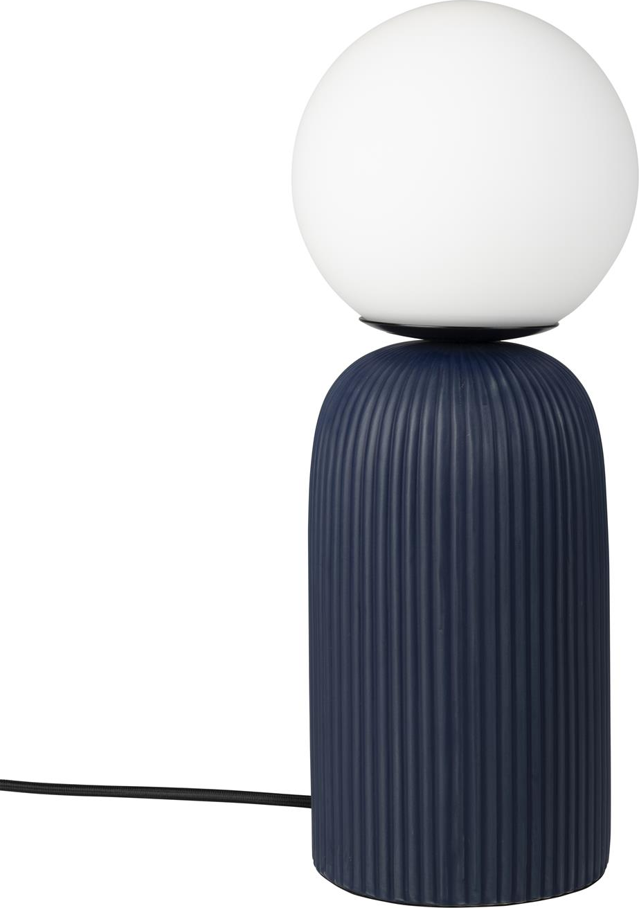Bordlampe Zuiver Dash i Antracit med Opal Glaskuppel