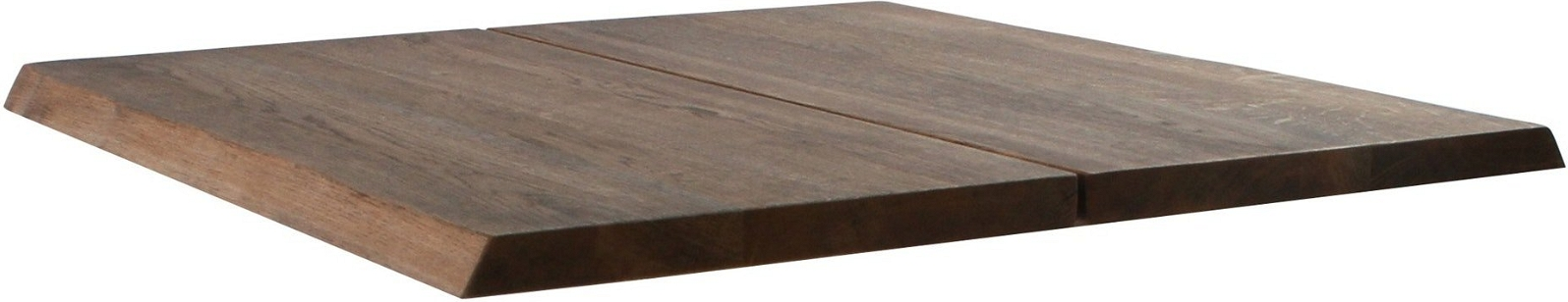 Bordplade House Of Sander Curve Smoked Egetræ Til Café-   Sofaborde 80x80 Cm