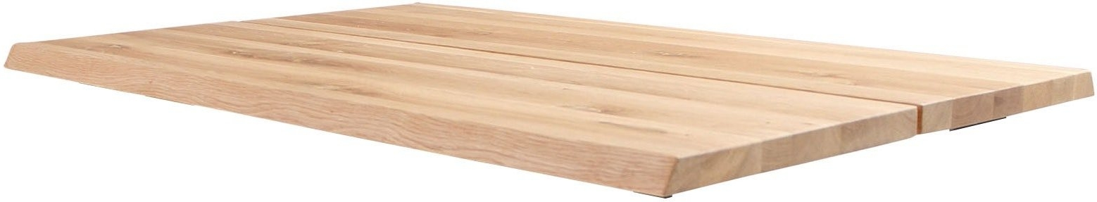 Bordplade Til Café- Og Sofabord House Of Sander Curve   Natur Egetræ 120x80 Cm