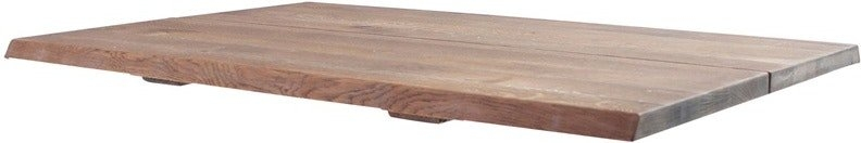 Bordplade Til Café- Og Sofabord House Of Sander Curve   Smoked Egetræ 72ã 130 Cm