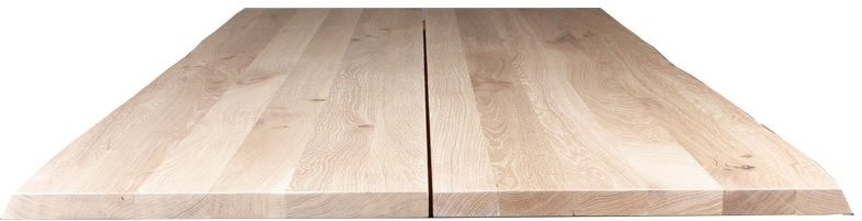 Bordplade Til Plankebord House Of Sander Curve Hvid Egetræ 295ã 95ã   Cm