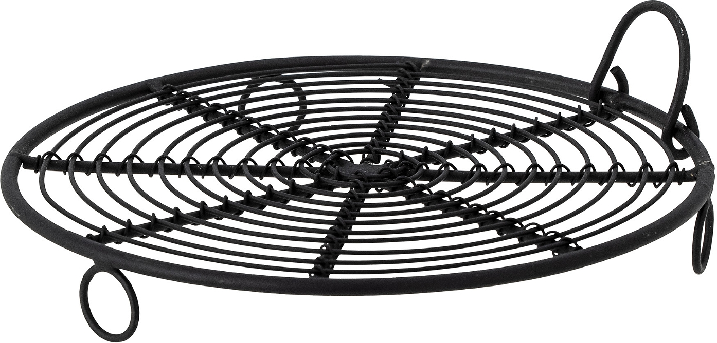 Bordskåner Bloomingville Sammy   Bordbeskytter   Sort Metal ø16 Cm