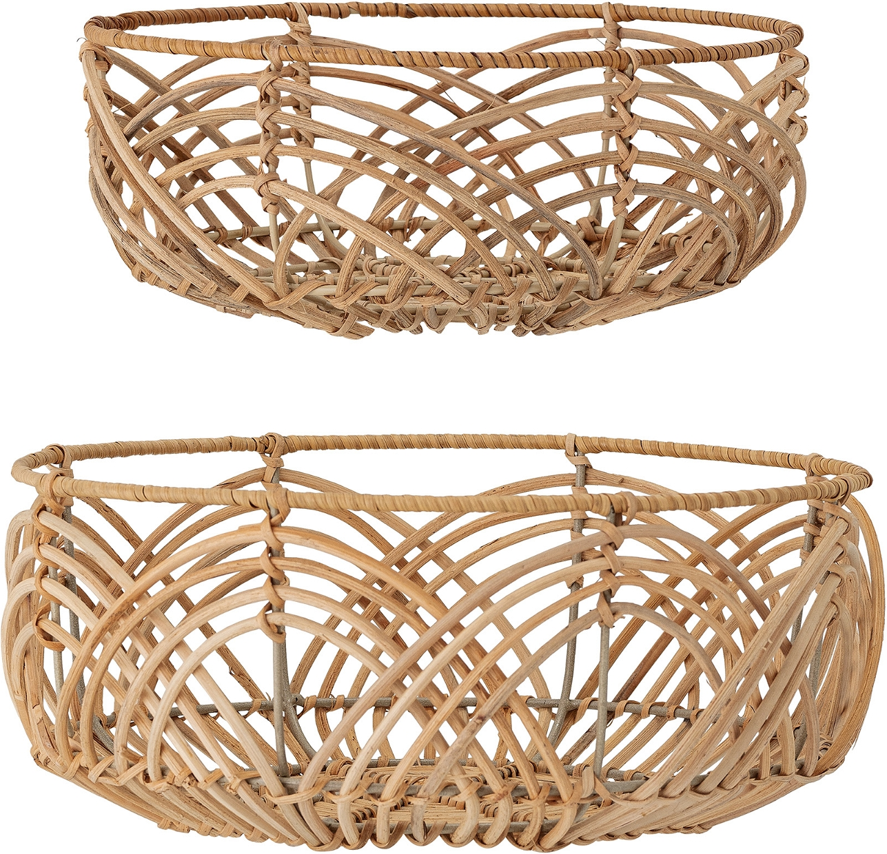 Brød- og Frugtkurv i Rattan fra Bloomingville Anton - Natur