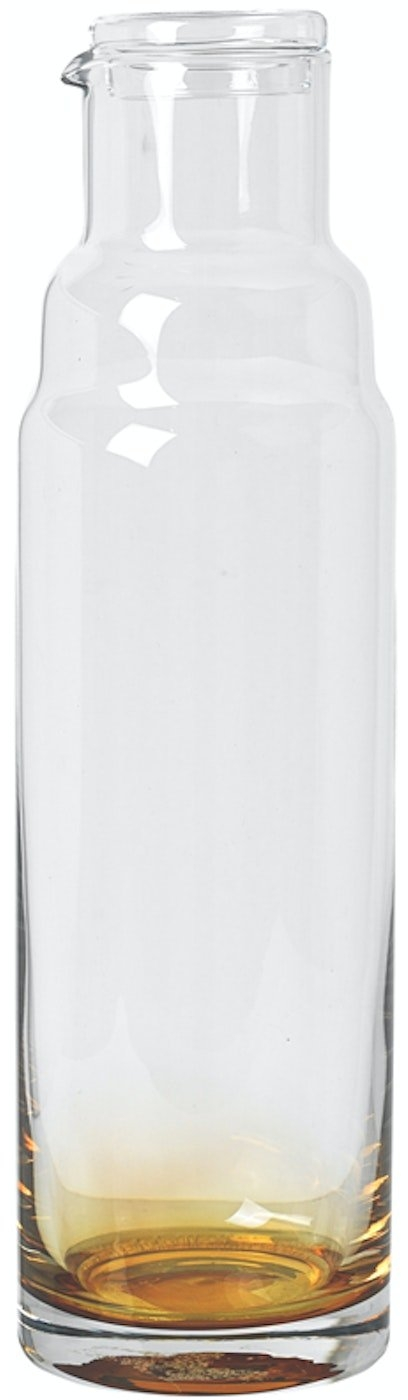 Elegant Amber Glas Karaffel med Orange Nuance fra Broste
