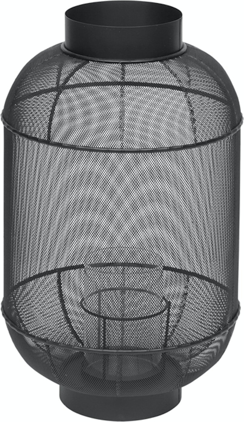 Broste Copenhagen Bull Lanterne i Sort Metal og Glas