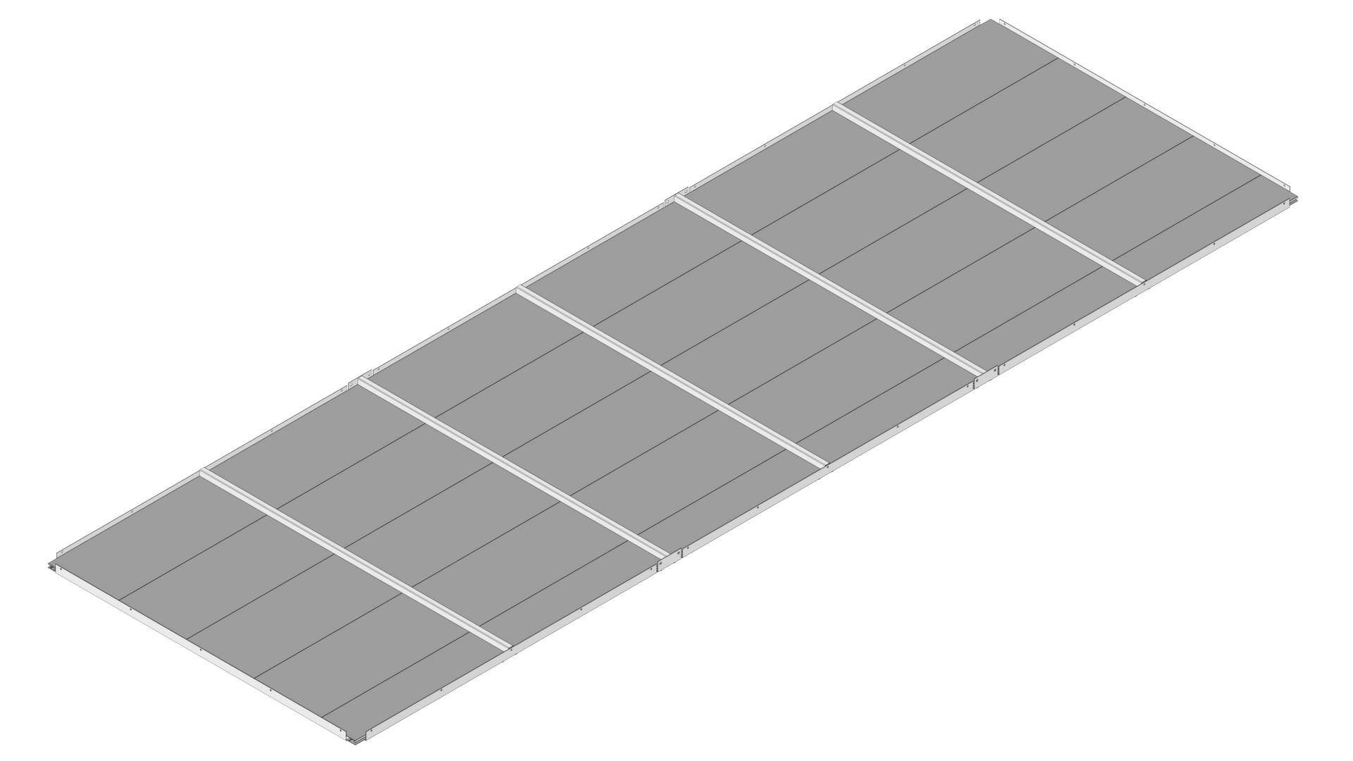 Bund Til Højbed   Sibirisk Lærk 120x360 Cm
