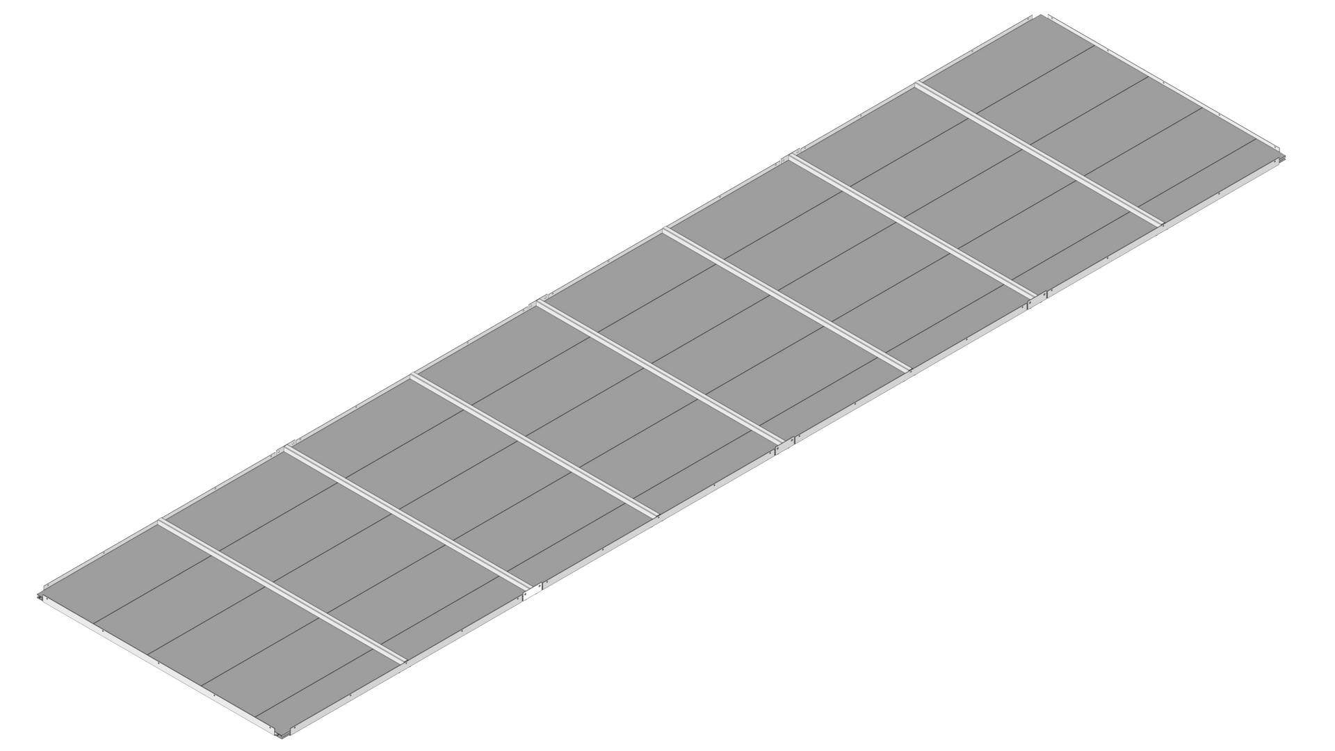 Bund Til Højbed   Sibirisk Lærk 120x480 Cm