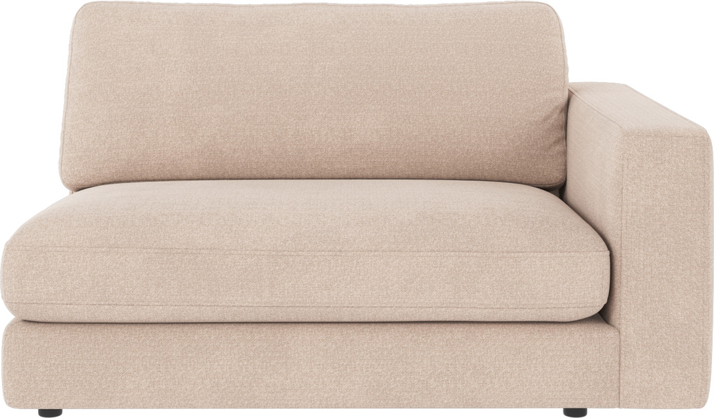 Byg-selv Modulsofa Højre Armlæn Rowico Duncan Rita Lysebeige H78xb129xd103 Cm