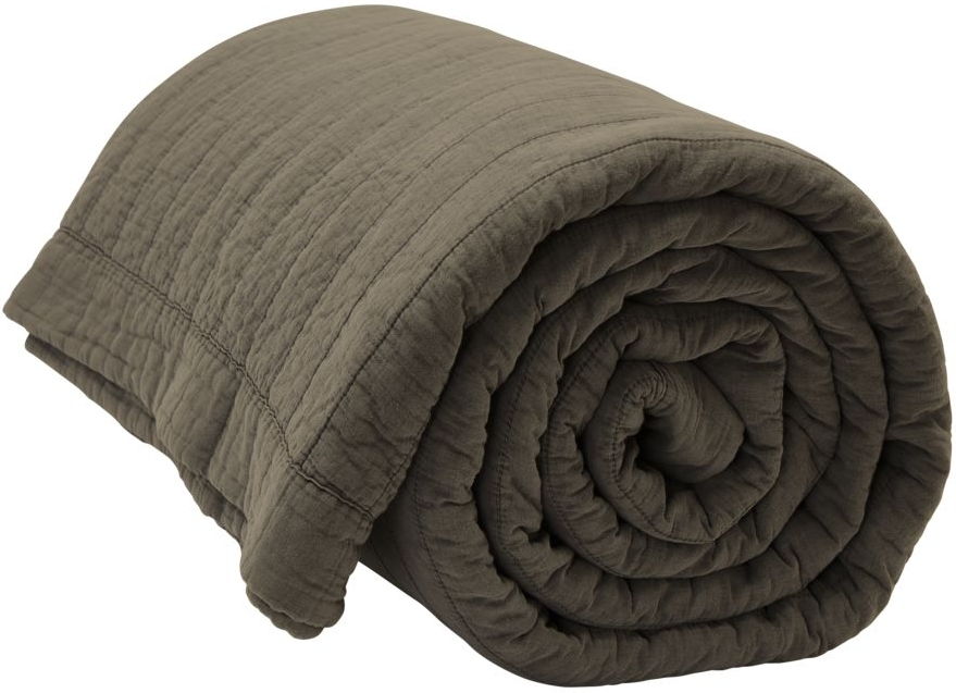 Bynord Quiltet Sengetæppe Magnhild 280x280 Cm - Bark