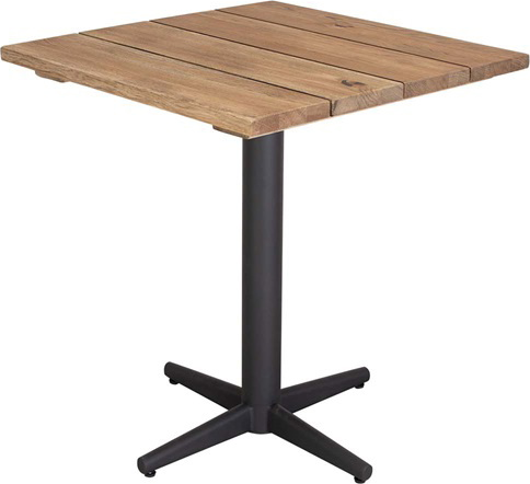 Cafébord i Antik Brun Egetræ - Elegant Design til Dit Hjem