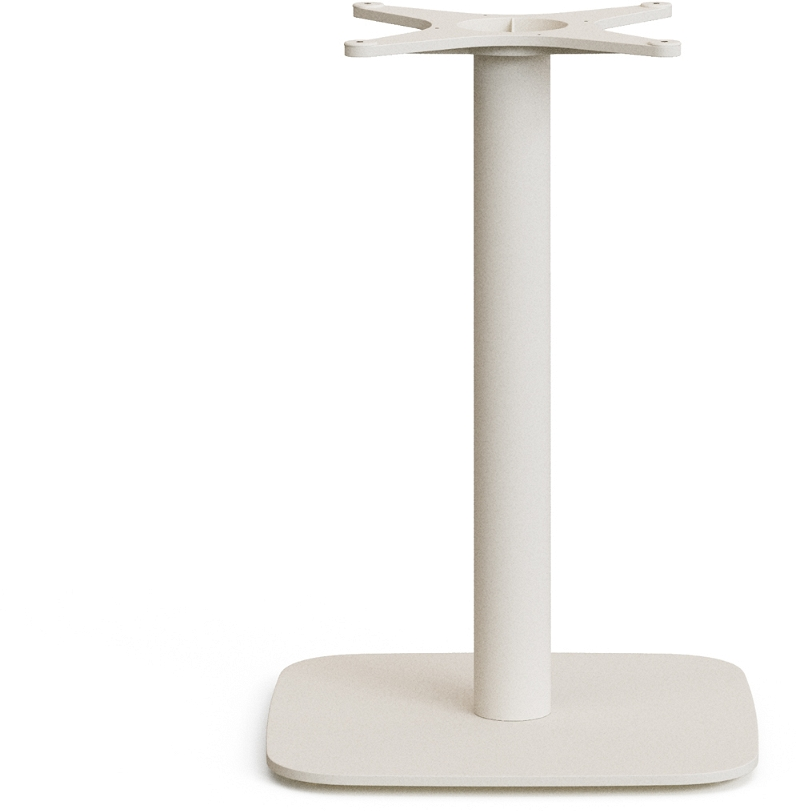 Caféunderstel   Bordunderstel Kave Home Dina H70 5ã 48ã 48 Cm Hvid Stål