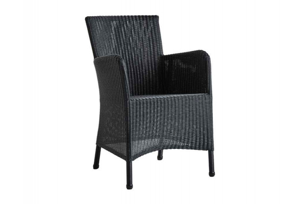 Cane-line Hampsted Stol   Armlæn Black