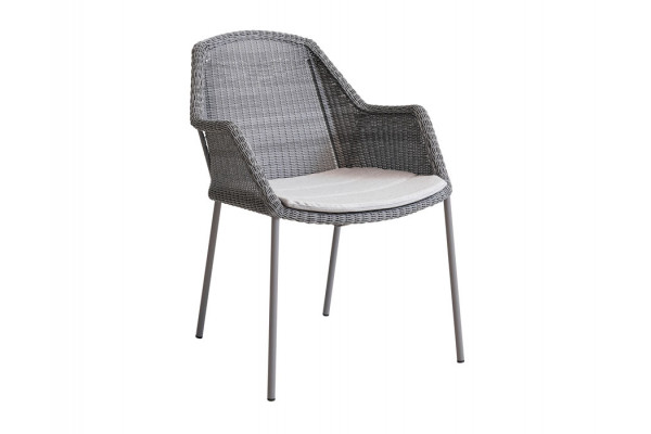 Cane-line Hynde Til Breeze Stabelstol Light Grey Natté