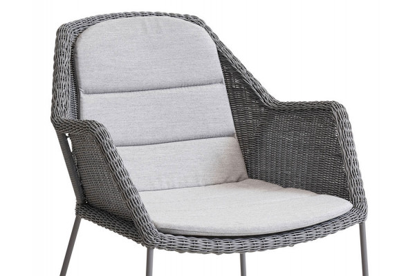 Cane-line Hynde Til Breeze Stol   Armlæn Light Grey Natté