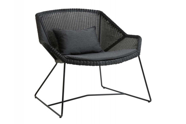Cane-line Hyndesæt Til Breeze Loungestol Black Natté