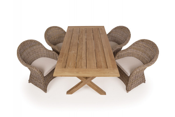 Chadstone Kato Teak Havemøbelsæt