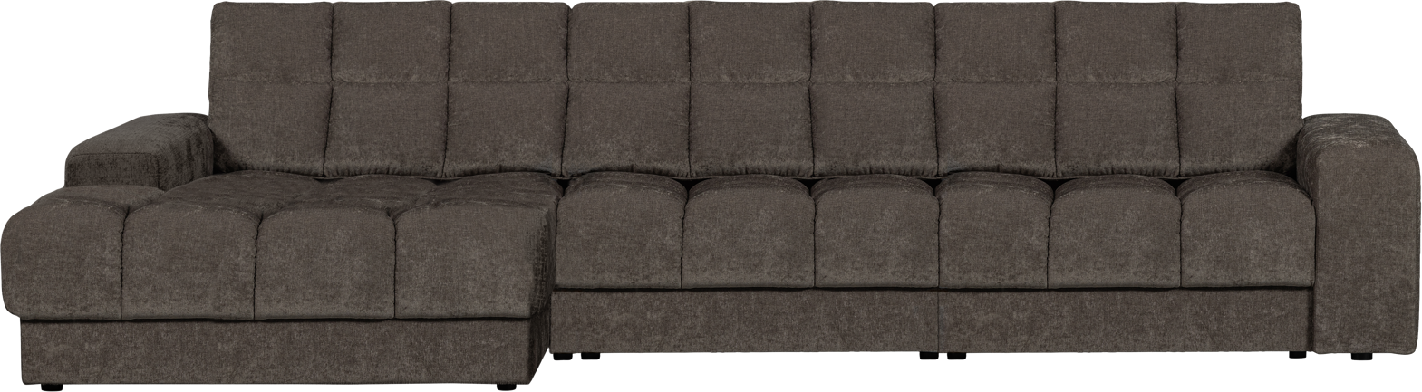 Chaiselong Loungesofa Woood Second Date Venstrevendt Grå