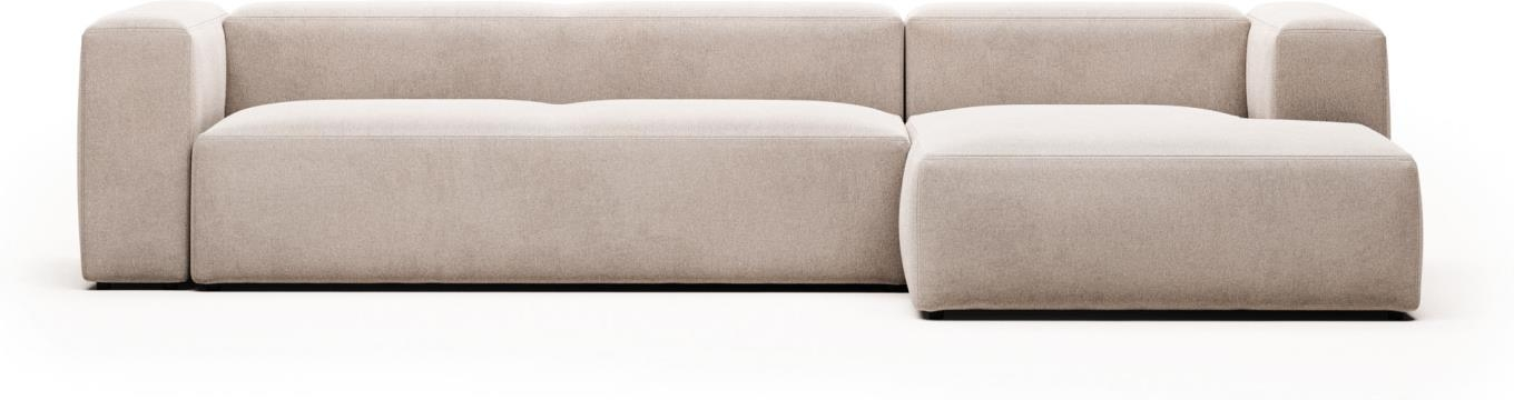 Beige Chaiselong Sofa Kave Home Blok Højrevendt Tilbud