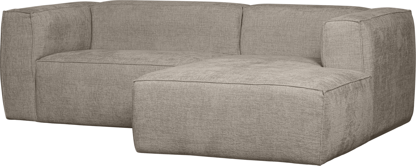 Chaiselong Sofa Woood Bean Højrevendt Travertin Polyester H73ã 178ã 254 Cm