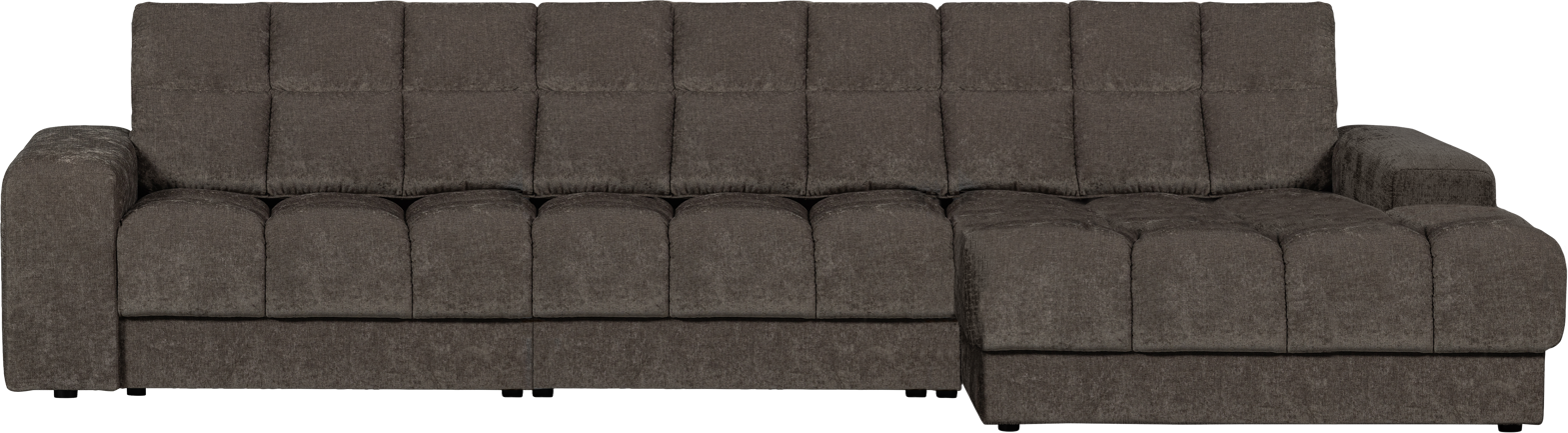 Chaiselong Sofa Woood Second Date Højrevendt Grå 316 cm