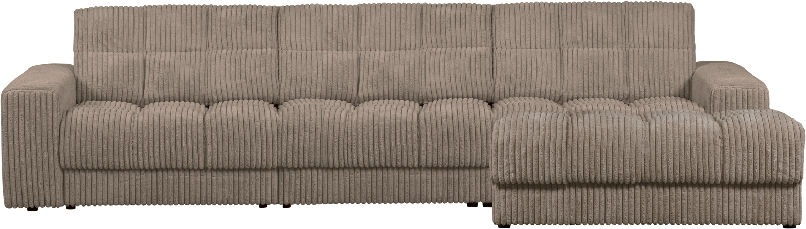 Chaiselong Sofa Woood Second Date i Mudderfarvet Fløjl