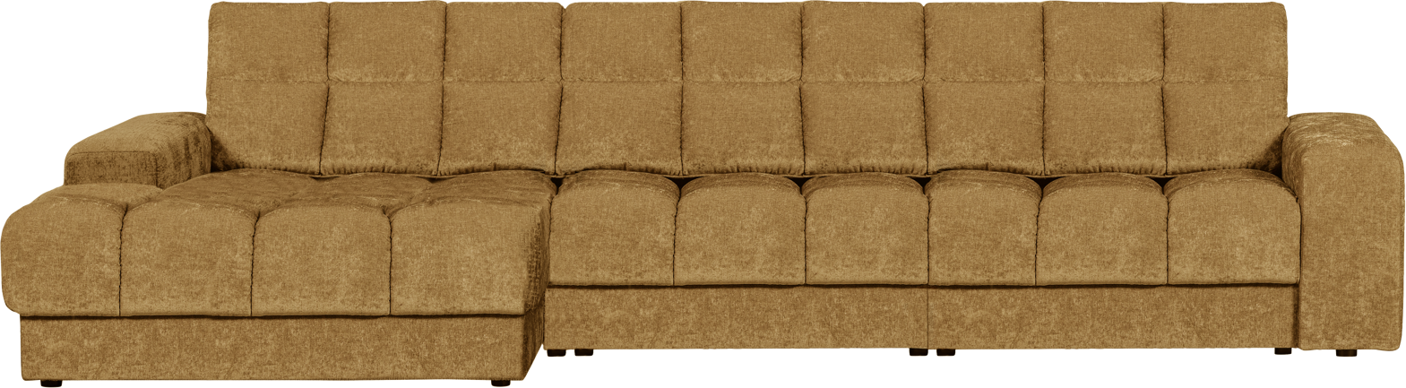 Chaiselong Sofa Woood Second Date Venstrevendt i Guld