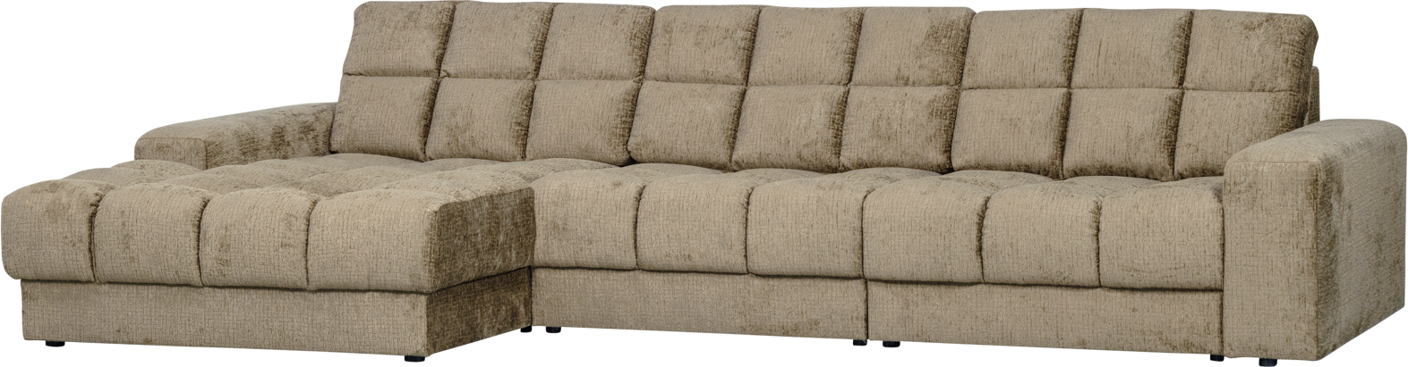 Chaiselong Sofa Woood Second Date Venstrevendt Lysegrå