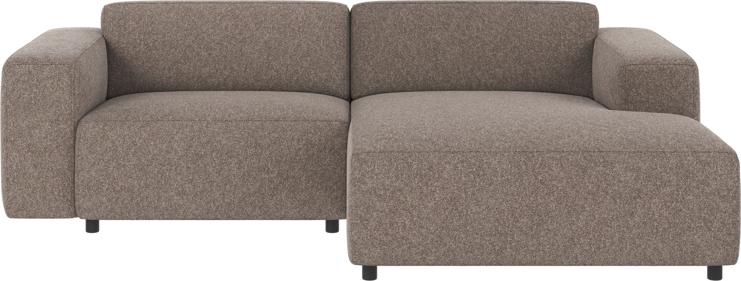 Chaiselongsofa Højrevendt Rowico Willard Mørk Beige Bobby-stof 234x161 Cm
