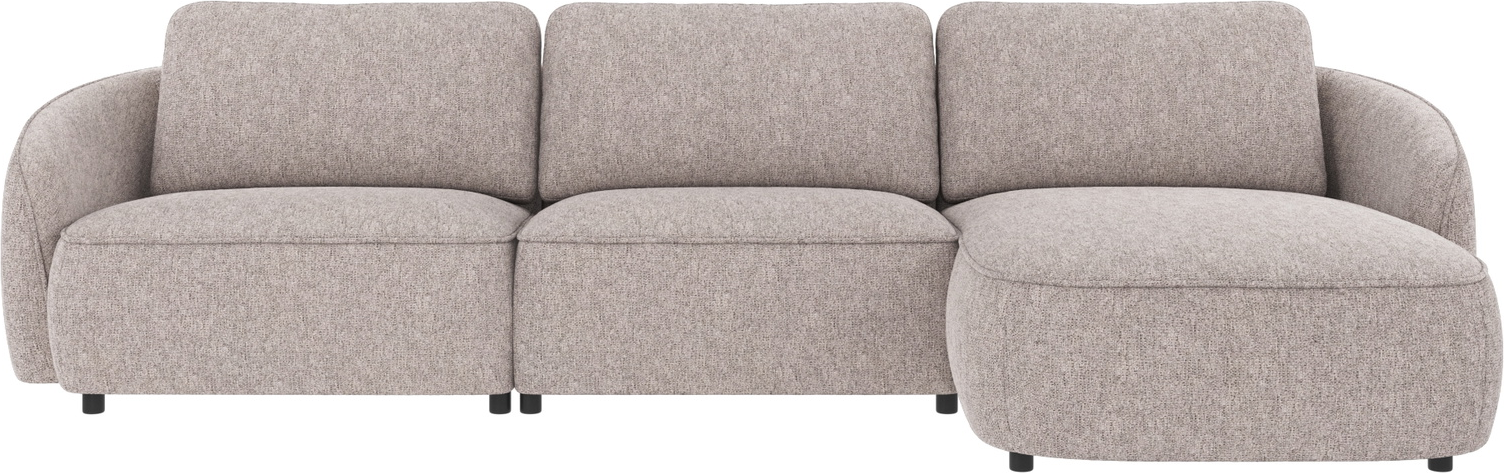 Chaiselongsofa Loungesofa Rowico Norris Max Stof Grå Højrevendt H80ã B319ã D162 Cm