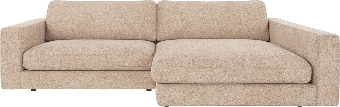 Chaiselongsofa Rowico Duncan Højrevendt Anna Lys Beige Stof 100 Polyester B258ã D150 Cm