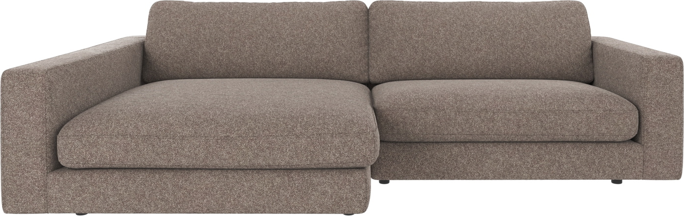 Chaiselongsofa Rowico Duncan Venstrevendt Mørk Beige Stof Bobby 78x258x150 Cm
