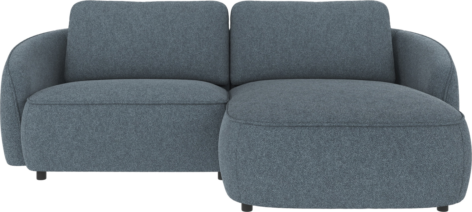 Chaiselongsofa Rowico Norris Højrevendt Bobby 15 Mellemblå Skandinavisk Design 226x162 Cm