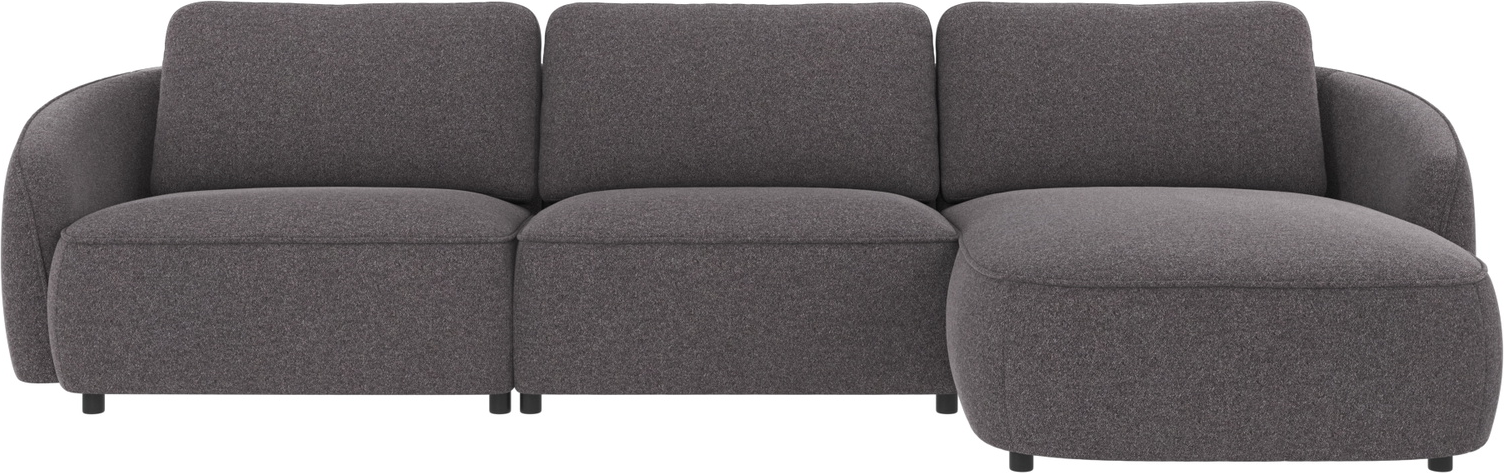 Chaiselongsofa Rowico Norris Højrevendt   Mørkegrå Brenda 18 Polyester   Skandinavisk Design Fscâ -certificeret Træ