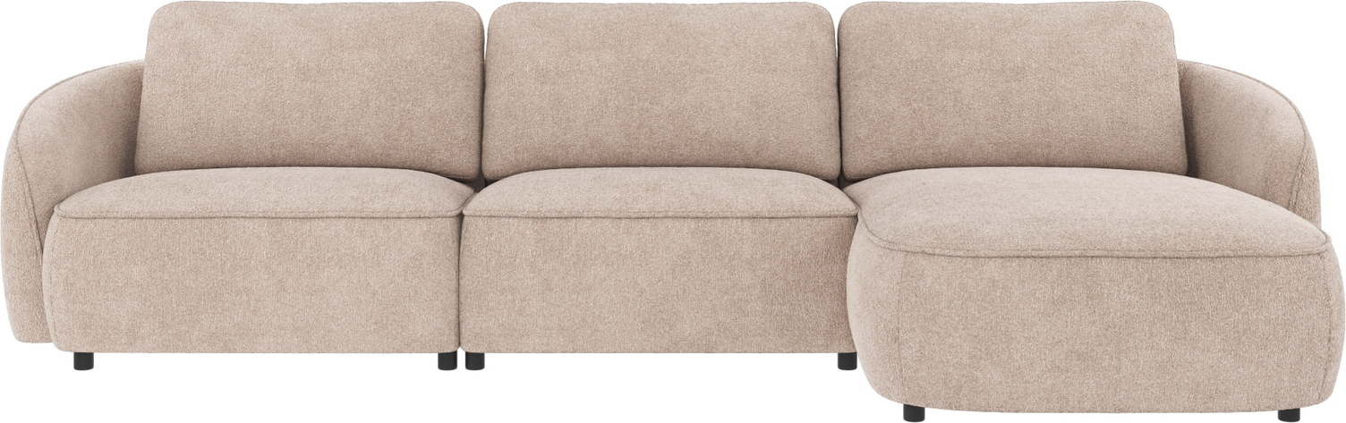 Chaiselongsofa Rowico Norris Højrevendt Lysebeige Stof Greg 319ã 162 Cm