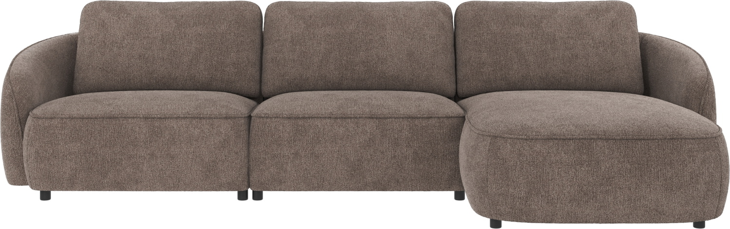 Chaiselongsofa Rowico Norris  Højrevendt  Mørk Beige Stof Greg   H80ã B319ã D162 Cm