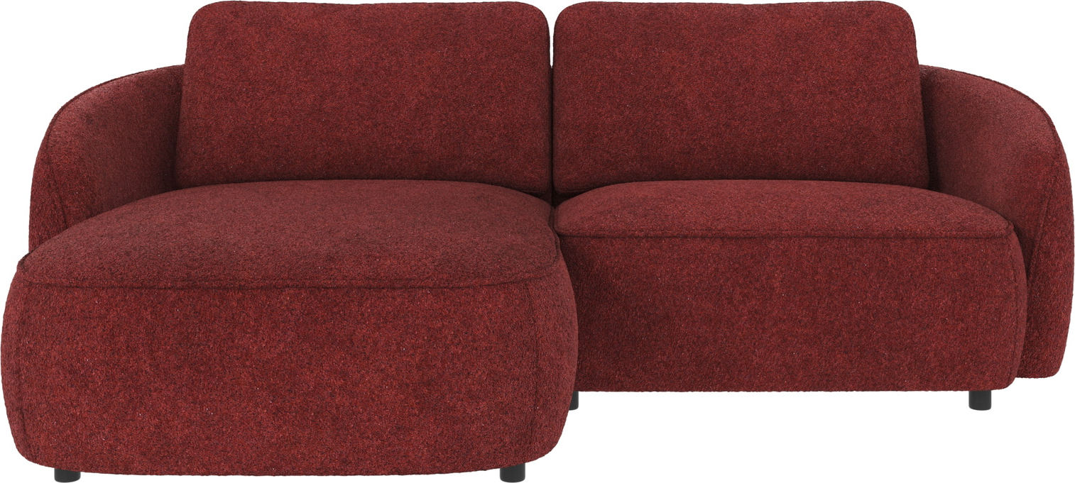Chaiselongsofa Rowico Norris Venstrevendt Anna   Polyester Rød 226x162 Cm